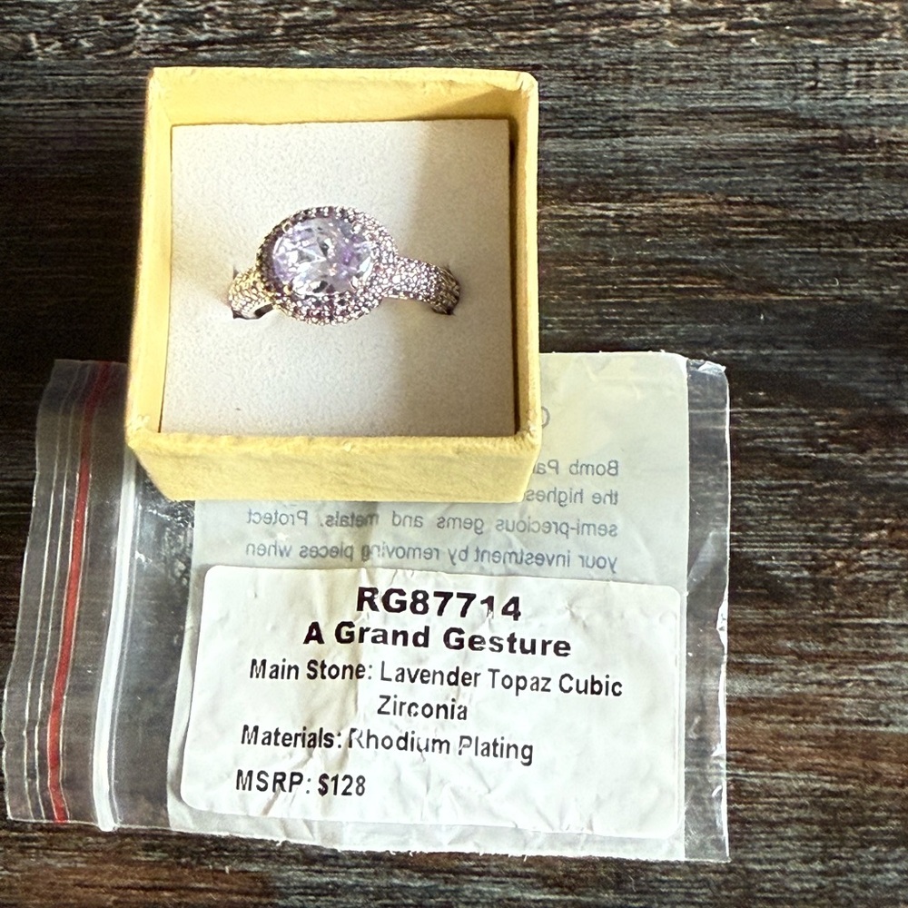 Lavender Topaz Ring